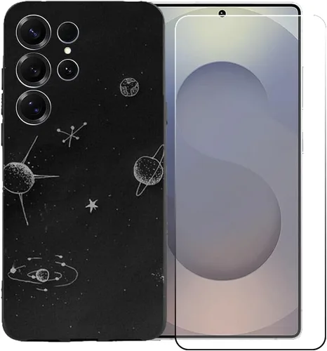 Vista 24 de Funda de TPU para UIOUOR I25 Ultra + HD de vidrio templado, carcasa de silicona para parachoques trasero – 9 dureza anti-arañazos protector de Bst1