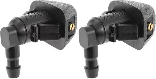 Vista 4 de Kit de 10 piezas de manguera de boquilla ajustable para limpiaparabrisas Honda Odyssey - 2 boquillas, 2 mangueras y 6 conectores (tipo T/Y/I)