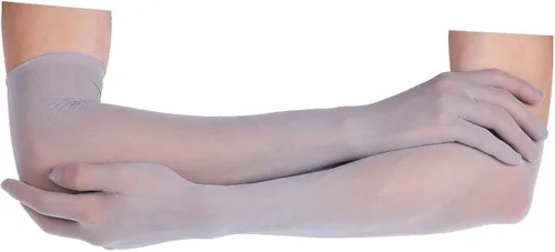 Vista 4 de FEESHOW Medias transparentes sin costuras de nailon para mujer