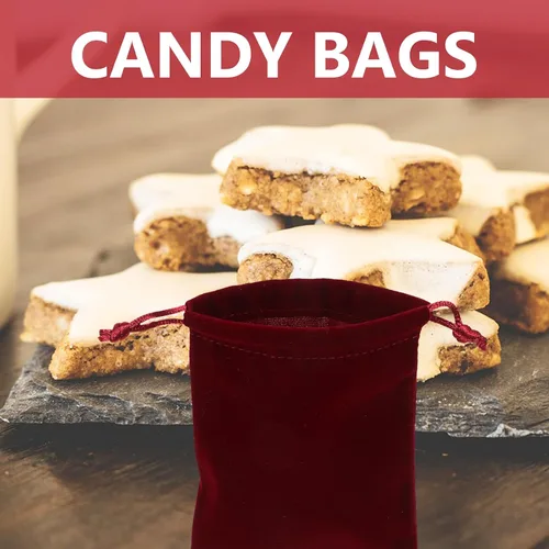 Vista 2 de 10 bolsas de regalo de terciopelo con cordón de 3.5x4.7 in reutilizables para dulces, bodas, fiestas, recuerdos de San Valentín, rojo