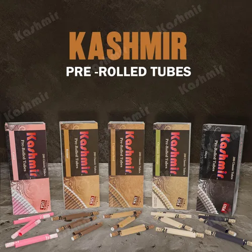 Vista 9 de Kashmir Tubos de cigarrillos de bronce de 3.307 in – 200 tubos vacíos tamaño King con filtros – Tubos de papel de cigarrillo marrón de papel natural