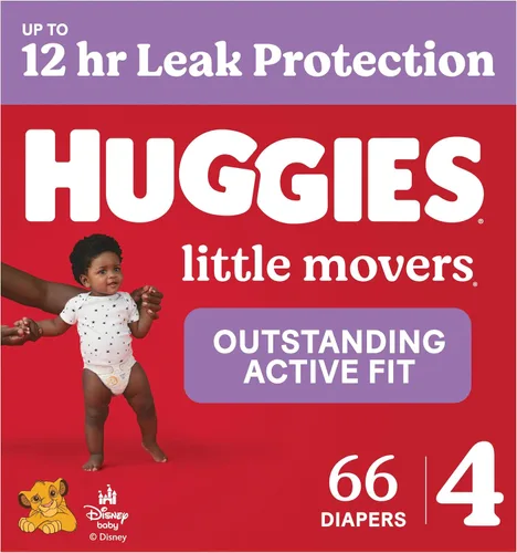 Vista 14 de Pañales Huggies tamaño 3, Little Movers para bebés, talla 3 (16-28 libras), 25 unidades, el empaque puede variar