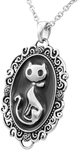 Vista 2 de Controse Cat Silhouette Cameo Necklace