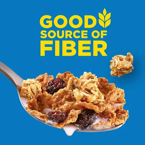 Vista 3 de Kellogg's Raisin Bran Crunch Breakfast Cereal, Good Source of Fiber, Giant Size, 24.5 oz