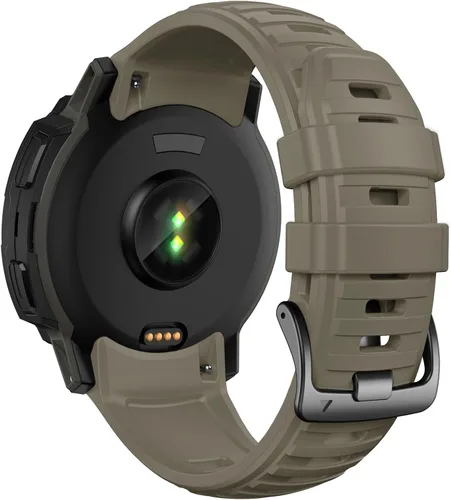 Vista 9 de NotoCity Correa para reloj Garmin Instinct 2X Solar, Instinct 2X Soft 26MM Silicona Reemplazo Correa de reloj (negro)