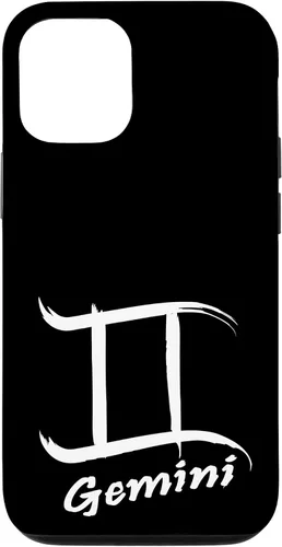 Vista 26 de iPhone 16 Gemini Sign With Zodiac Symbol Astrological Womens Mens Case