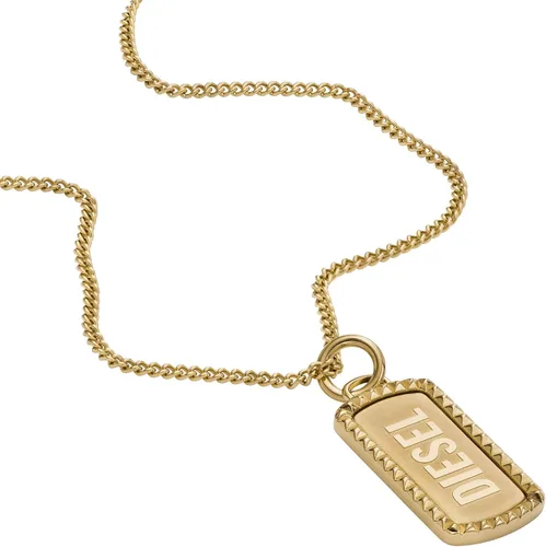 Vista 2 de Diesel Collar con colgante de placa de perro de acero inoxidable para todo género