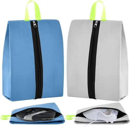 Vista 9 de 1 bolsa de tacos a prueba de olores de 4 capas, se adapta hasta la talla 14, resistente al olor y al barro, impermeable, se adapta a zapatos de Negro