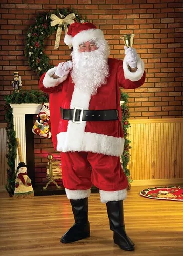 Vista 3 de Rubie's Regal - Traje de Papá Noel de peluche