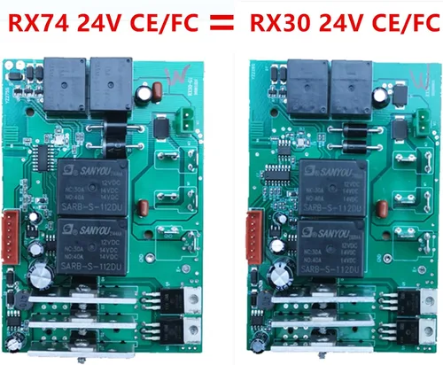 Vista 6 de Weelye RX74 24 V CE FC 2.4G Bluetooth Control remoto y receptor kit controlador caja de control Accesorios para niños paseo eléctrico en juguetes