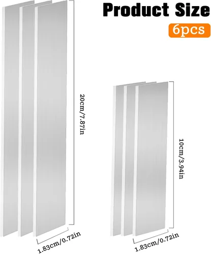 Vista 2 de 6 cortadores de arcilla polimérica flexibles, cortadores de arcilla, cuchillo de arcilla de polímero, juego de cuchillas de arcilla polimérica