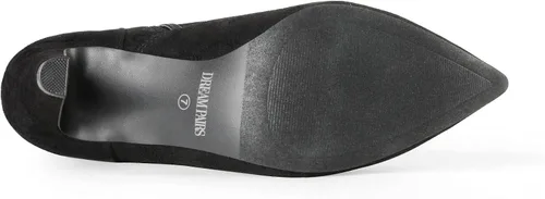 Vista 7 de DREAM PAIRS Botas altas hasta el muslo para mujer, tacones por encima de la rodilla, botas largas y sexys con punta puntiaguda