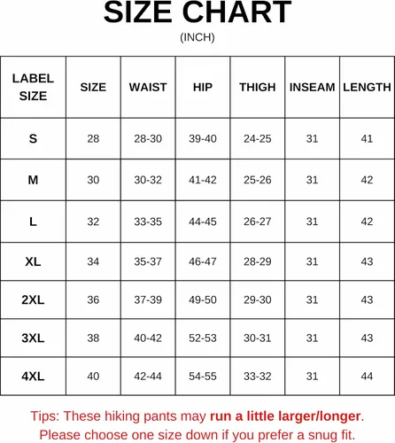 Vista 6 de NATUVENIX Hiking Pants for Men, Lightweight Mens Travel Pants Quick Dry Fishing Pants Men Water Resistant Outdoor Pants Work