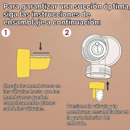 Vista 5 de Nenesupply Válvulas de membranas compatibles con piezas de extractor de leche Medela, no piezas de repuesto originales de membrana Medela