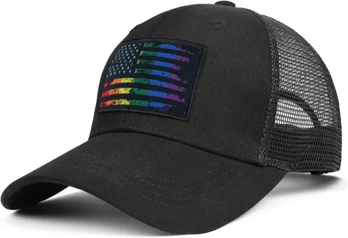 Vista 4 de American Flag Hat Pride Hat LGBT Baseball Cap