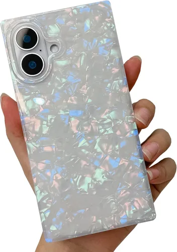 Vista 55 de Funda compatible con iPhone 14 Pro con borde rectangular, bonita funda protectora de lujo con pintura al óleo y flores para mujeres y niñas, funda