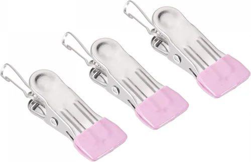 Vista 7 de uxcell Clips de lavandería con hebilla, ganchos colgantes de acero inoxidable para ropa de botas, color negro, 12