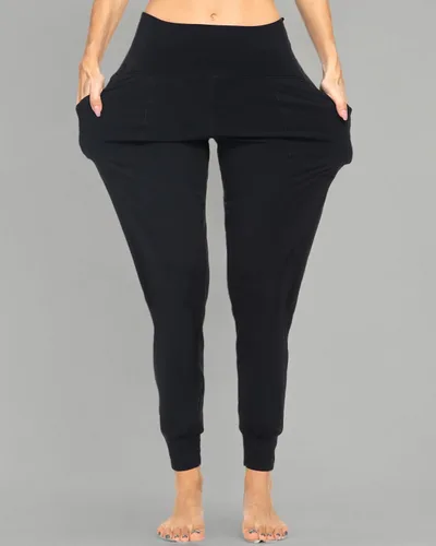 Vista 7 de Kcutteyg Pantalones deportivos para mujer con bolsillos, ligeros, de secado rápido, pantalones deportivos suaves para gimnasio, yoga, correr