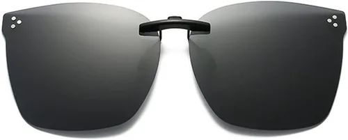 Vista 9 de Gafas de sol polarizadas con clip de gran tamaño, protección UV, ajuste compacto, lentes de sol que no se deslizan sobre gafas graduadas