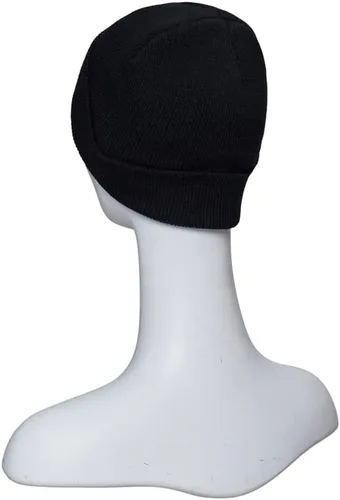 Vista 7 de Gorro de punto con bordado de anime, color negro
