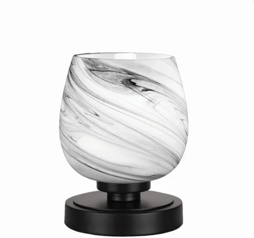 Vista 83 de Luna - Lámpara de mesa con 1 luz en granito oscuro (51-DG-300)