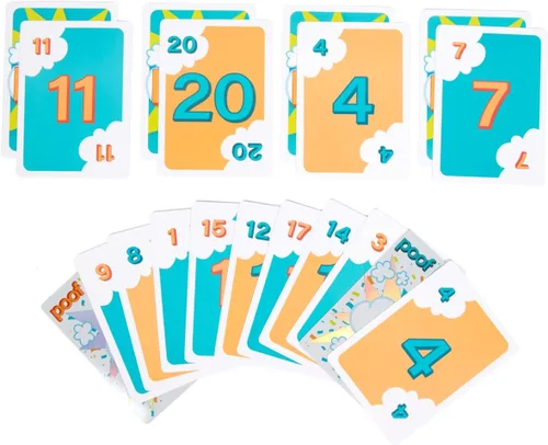 Vista 6 de Poof The Game - Juego de cartas casual rápido de aprender, fácil de jugar, para amigos y familiares, grupos grandes y pequeños, noches de juego
