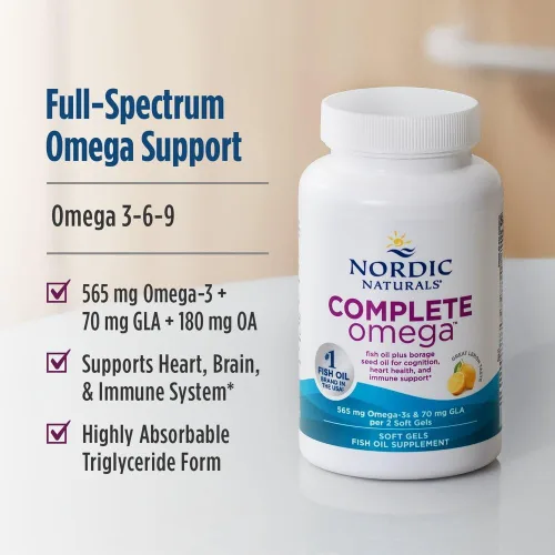 Vista 3 de Complete Omega de limón de Nordic Naturals, 1770, 60, 1, 1