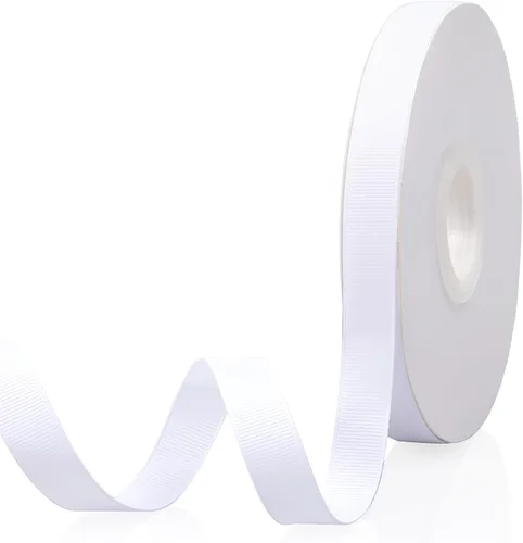 Vista 34 de Cinta de grogrén de doble cara de color liso azul bebé de 1-1/2 pulgadas x 50 yardas para envolver regalos, bodas, fiestas, manualidades, lazos