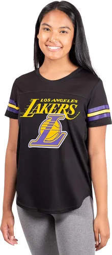 Vista 28 de Ultra Game - Camiseta de malla súper suave oficial de la NBA para mujer