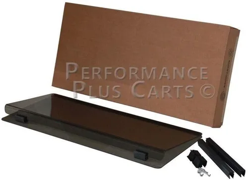 Vista 3 de Performance Plus Carts EZGO Marathon Golf Cart Tinted Folding Windshield Compatible with 1986-1994 Models