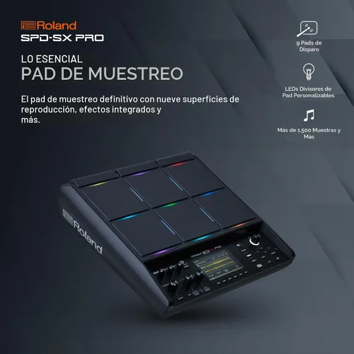 Vista 2 de Roland Almohadilla de muestreo SPD-SX Pro