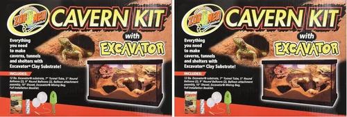 Vista 3 de Zoo Med Kit de caverna con excavadora