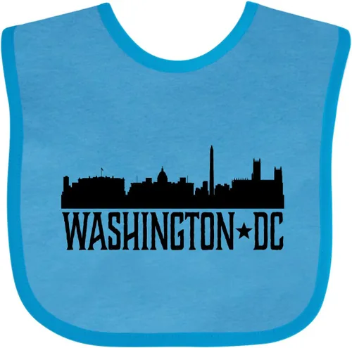 Vista 18 de inktastic Washington DC Skyline Cities Baby Bib