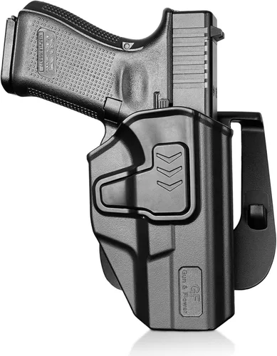 Vista 11 de GUN & FLOWER OWB Holster - Select Your Fit for: Ruger RXM, Glock 19/19X/23/26/44/45 (Gen 3-6) & Glock 32 (Gen 3-4), PSA Dagger Compact - Optic