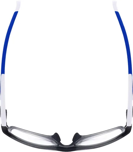 Vista 5 de BroLizard - Brazos de repuesto para Oakley Crosslink Glass Satin White Frame - Azul oscuro