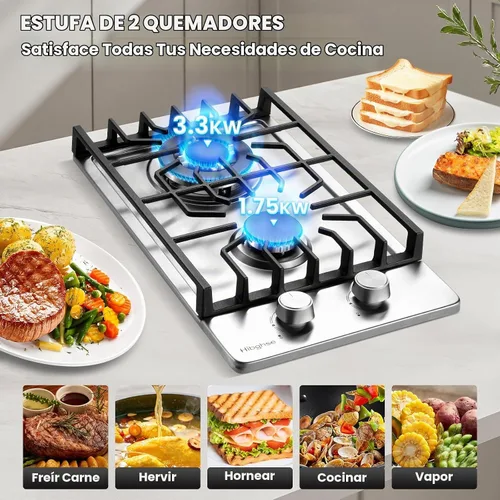 Vista 3 de Estufa de gas integrada de 12 pulgadas para caravanas, cocina al aire libre