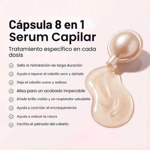 Vista 5 de sohl-I.D. Suero capilar para cabello encrespado, tratamiento para hebras secas y dañadas, adecuado para cabello rizado, aceite y gotas