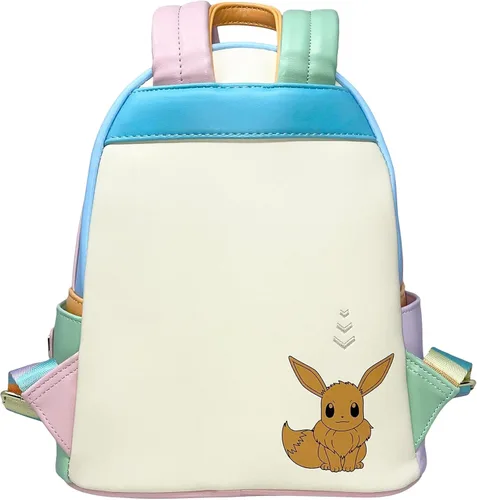 Vista 3 de Loungefly Pokemon Eeveelutions - Bolso de hombro con doble correa para mujer