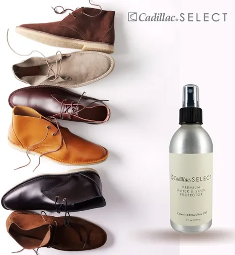 Vista 5 de Cadillac Select Premium - spray repelente al agua y protector antimanchas impermeable para usar en gamuza, piel y nobuck