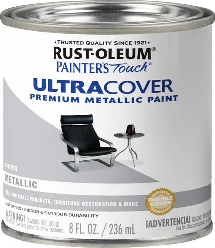 Vista 53 de Rust-Oleum 1976502 Painter's Touch - Pintura de látex, cuarto de galón, negro plano, 32 onzas líquidas, (paquete de 1)