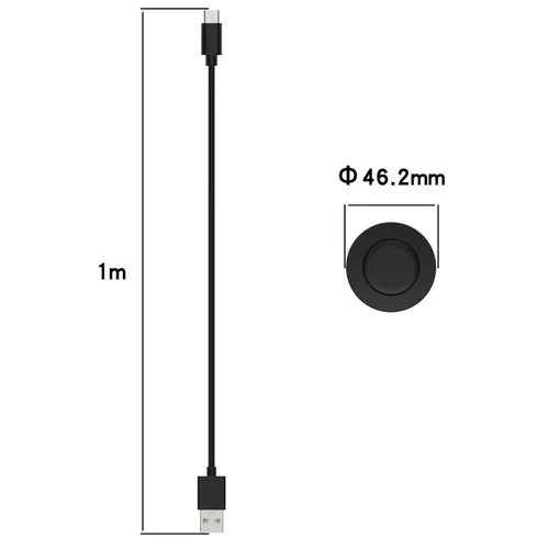 Vista 5 de MOTONG Compatible con Xiaomi Watch S1 Cable de carga USB, cargador USB de repuesto, cable de carga compatible con Xiaomi Watch S1