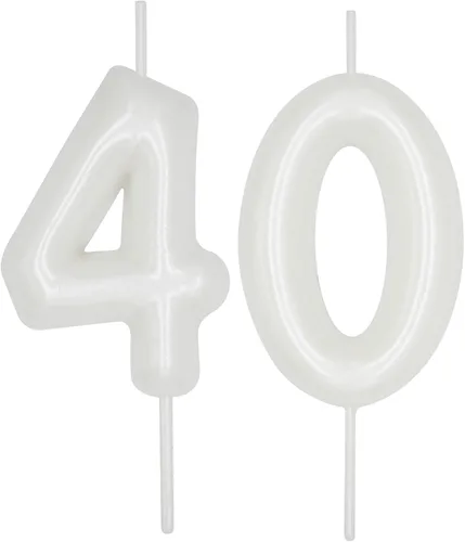 Vista 334 de DERVENTA Vela con números de 2.36 pulgadas, decoración perfecta para cumpleaños, brunch, postre, pastel, 1 pieza (número 0 rosa)