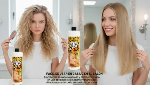 Vista 6 de KERA FRUIT Cirugia Capilar Gold Diamond Keratin Treatment 16oz