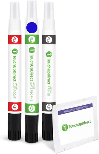 Vista 168 de TouchUpDirect RBG Azul Ártico Metálico Compatible con Pintura de Retoque Exact Match para Nissan, Kit Esencial en Aerosol