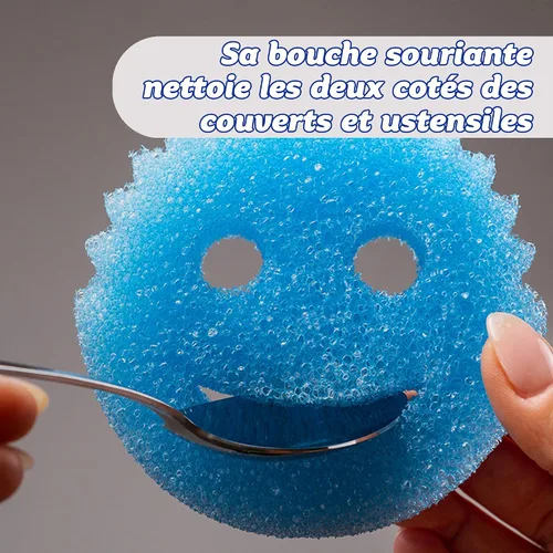 Vista 5 de Scrub Daddy Colores: limpieza con código de color, FlexTexture, suave en agua tibia, firme en frío, limpieza profunda, apto para lavavajillas