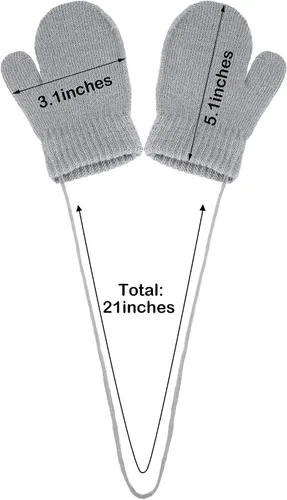 Vista 3 de 3 pares de guantes elásticos para niños