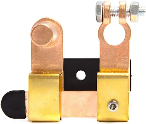 Vista 8 de Interruptor de cuchillo de batería, poste superior, desconexión de batería para automóvil, RV, barco, camión, vehículo, 12-24V, interruptor