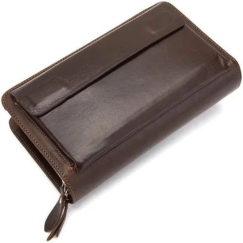 Vista 6 de TATSEN Billetera para hombre y hombre, para tarjetero de crédito, bolso de mano, monedero casual (color A, tamaño talla única)