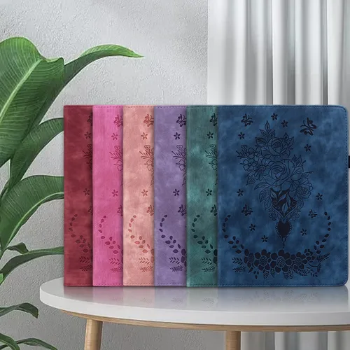 Vista 7 de Funda para iPad Air 3ª Generación 2019/iPad Pro 10.5 Pulgadas 2017, Cubierta de Cuero PU Plegable Multi-Ángulo con Auto Despertar/Dormir y Soporte