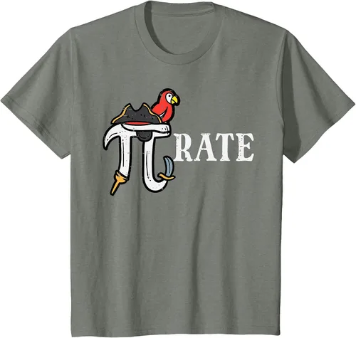 Vista 64 de Pirate Pi Funny Math Pie Halloween Disfraz Maestro Hombres Mujeres Camiseta Asphalt Grey